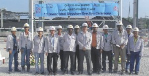 Mr Tsai Chau Ching, Chief Operating Officer of JEL with the project team for GHECO-One project in Thailand